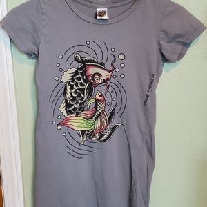 Ed Hardy designs tshirt, Hollywood, size M